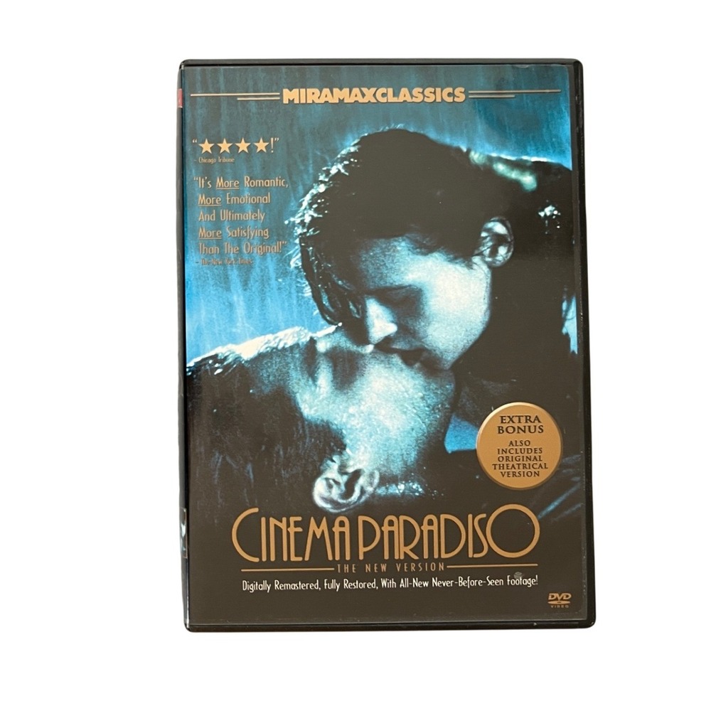 Cinema Paradiso The New Version DVD Miramax Classics Remastered Italian Drama
